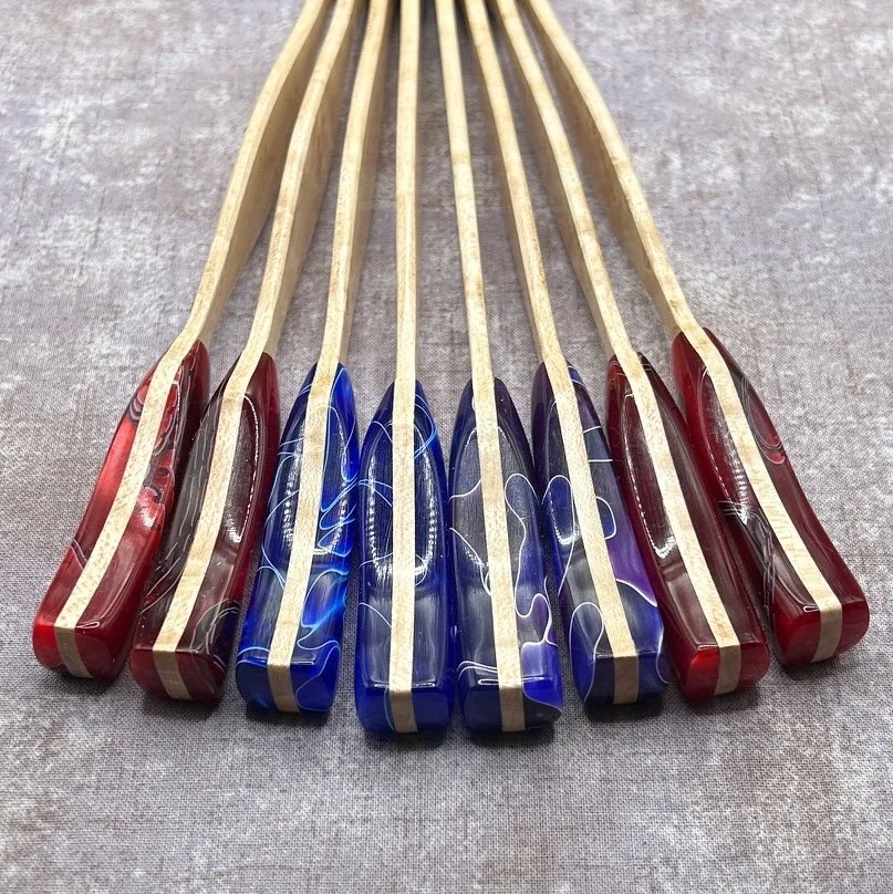 Double Bit Axe Hammered Duclimer Hammer — Wolf Hill Woodworking